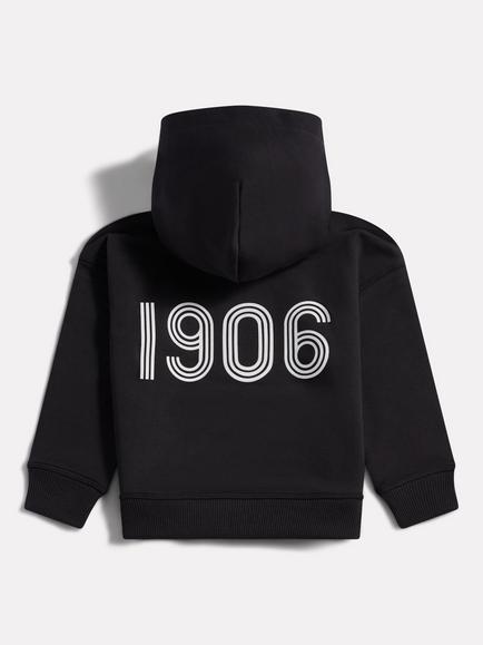 New Balance Kids' Football Hoodie, Caviar - view 2, Caviar