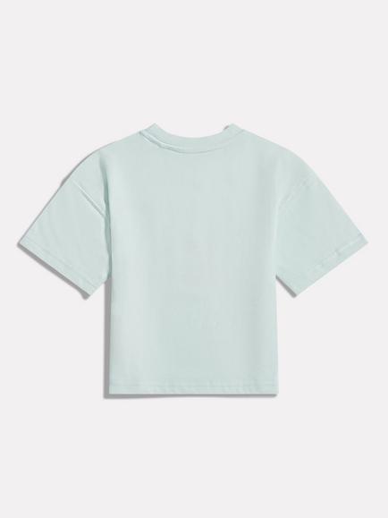 New Balance Kids' Football Graphic T-Shirt, Cosmic Jade - view 2, Cosmic Jade