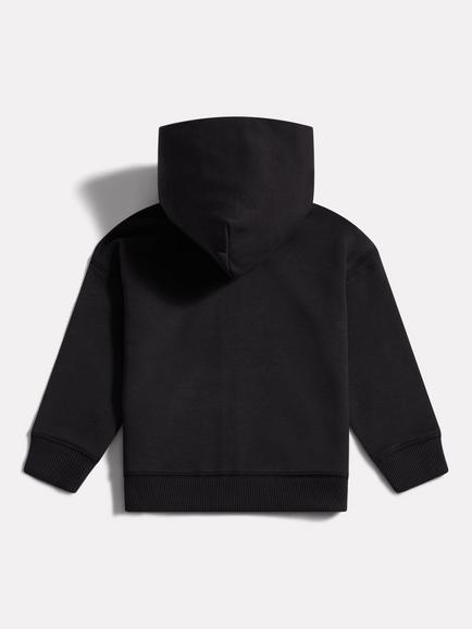 New Balance Kids' Small Logo Zip Hoodie, Black - view 2, Black
