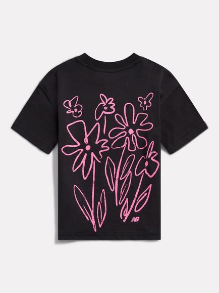 New Balance Kids' Athletics Graffiti T-Shirt, Black - view 2, Black