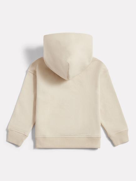New Balance Kids' Relaxed Logo Hoodie, Linen - view 2, Linen