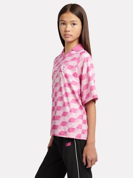 New Balance Kids' Megaspeed Football Shirt, Pink - view 2, Pink
