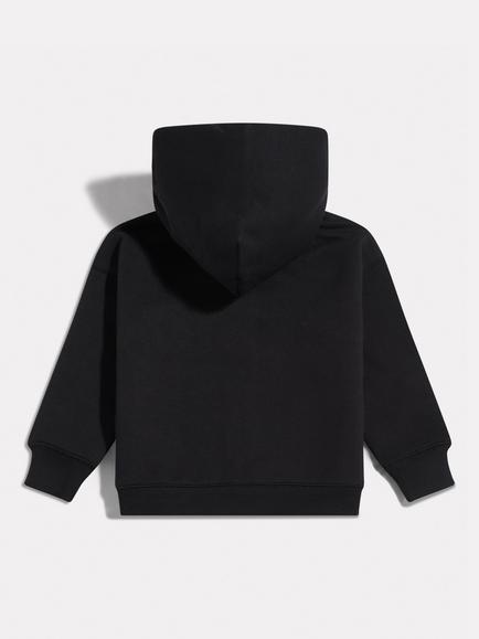 New Balance Kids' Fleece Full Zip Hoodie - view 2, Caviar
