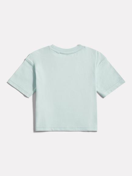 New Balance Kids' Short Sleeve Crew Neck T-Shirt, Cosmic Jade - view 2, Cosmic Jade