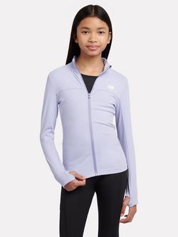 New Balance Zip Funnel Neck Jacket, Chambray Blue