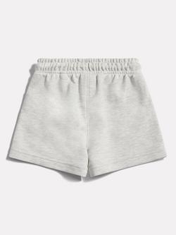 New Balance Kids' Drawstring Shorts, Grey Marl - view 2, Grey Marl