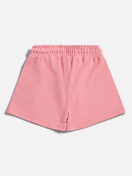 New Balance Kids' Cotton Rich Drawstring Shorts, Double Bubble - view 2, Double Bubble