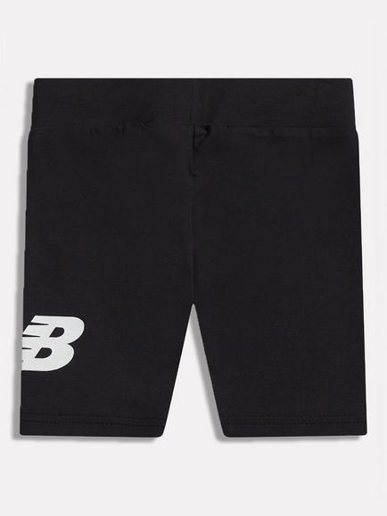 New Balance Kids' Graphic Logo Cycle Shorts, Black - view 2, Black