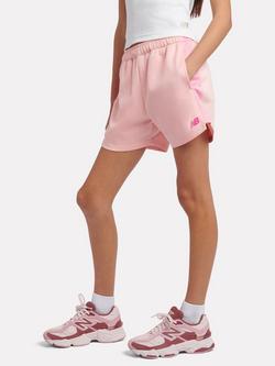 New Balance Kids' Team Shorts, Light Raspberry - view 2, Light Raspberry