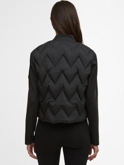 Barbour International Prism Quilted Sweatshirt, Black - view 2, Black