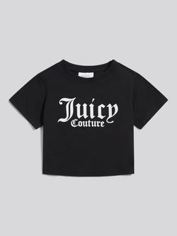 Juicy Couture Kids' Cotton T-Shirt, Black