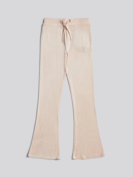 Juicy Couture Kids' Diamante Bootcut Joggers, Gray Morn, Gray Morn