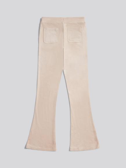 Juicy Couture Kids' Diamante Bootcut Joggers, Gray Morn - view 2, Gray Morn