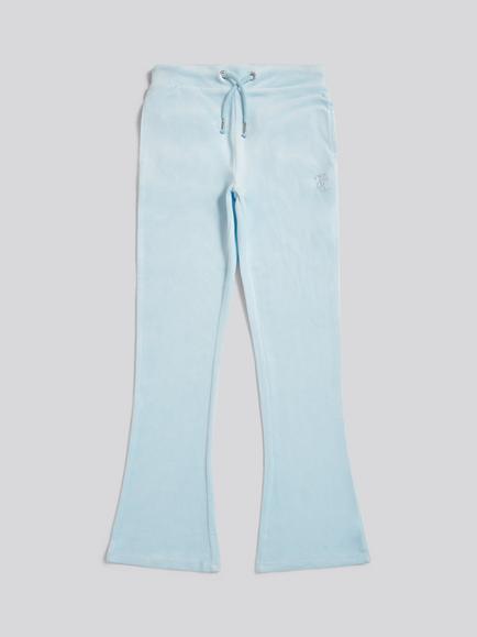 Juicy Couture Velour Bootcut Joggers, Chambray Blue