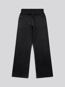 Juicy Couture Kids' Velour Drawstring Joggers, Jet Black - view 2, Jet Black