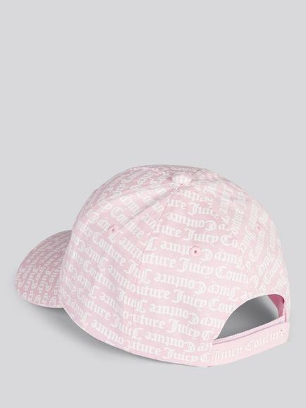 Juicy Couture Kids' Cotton Canvas Cap, Cherry Blossom - view 2, Cherry Blossom