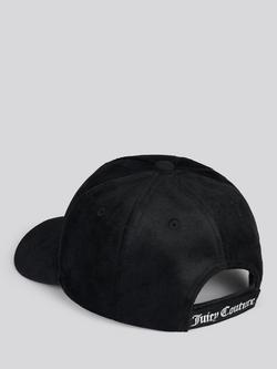 Juicy Couture Kids' Logo Velour Baseball Cap - view 2, Black