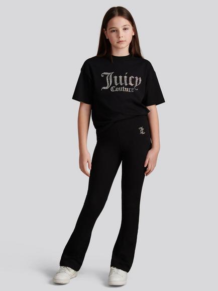 Juicy Couture Kids' T-Shirt and Leggings Set, Black, Black