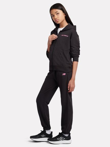 New Balance Kids' Relaxed Hoodie and Joggers Set, Black - view 2, Black