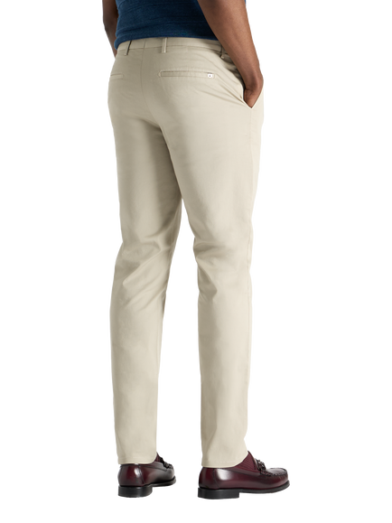 SPOKE Summer Sharps Wide Thigh Slim Chinos, Stone - view 2, Stone