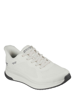 BOBS Sport Squad Chaos 4 Slip In Trainers - view 2, Off White