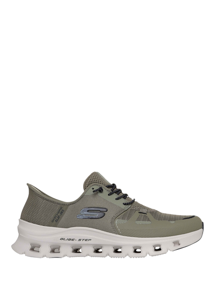 Skechers Glide-Step Pro Trainers, Olive/Black
