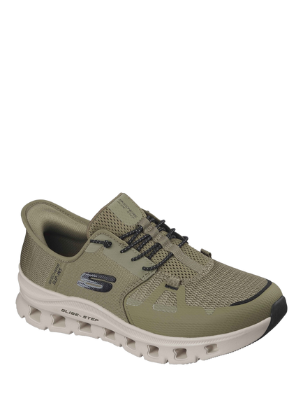Skechers Glide-Step Pro Trainers - view 2, Olive/Black
