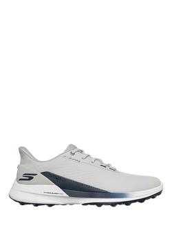 Skechers Pure Slip Ins Eco Flight Trainers, Grey/Navy