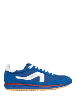 Skechers SKX 92 Spective Leather Trainers, Blue/Multi