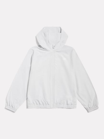 New Balance Kids' Panel Track Jacket, Grey, Grey
