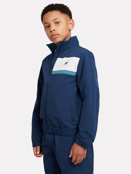 New Balance Kids' Premium Track Jacket, Navy - view 2, Navy