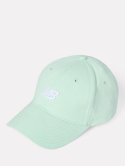 New Balance Kids' Small Logo Cotton Baseball Cap, Jade Green
