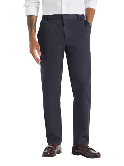 SPOKE Fridays Narrow Thigh Slim Chinos, Dark Navy