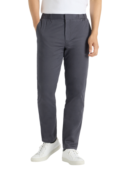 SPOKE Fridays Wide Thigh Slim Chinos, Charcoal