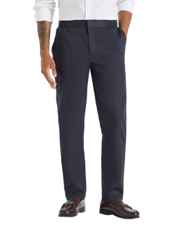 SPOKE Fridays Wide Thigh Slim Chinos, Dark Navy