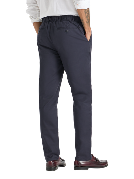 SPOKE Fridays Wide Thigh Slim Chinos - view 2, Dark Navy