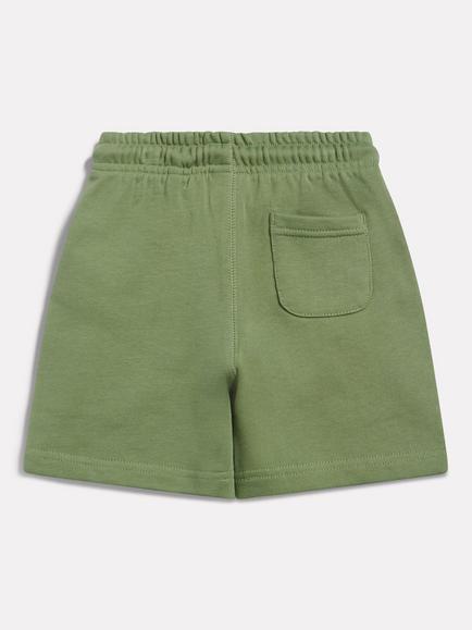 New Balance Kids' Pure Cotton Drawstring Shorts, Oregano - view 2, Oregano