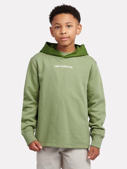 New Balance Kids' 574 Back Graphic Hoodie, Oregano, Oregano