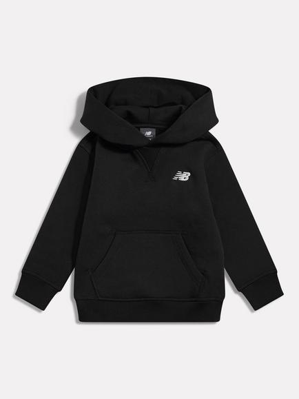 New Balance Cotton Blend Fleece Hoodie, Caviar