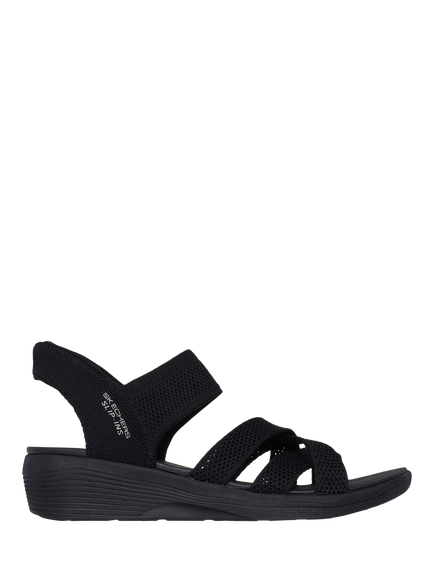 Skechers Hands Free Slip-ins Arya Cooling Off Sandals, Black, Black