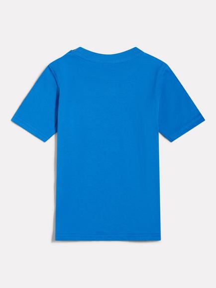 New Balance Kids' Short Sleeve Graphic Print T-Shirt, Blue Bird - view 2, Blue Bird