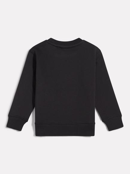 New Balance Kids' Pure Cotton Crew Neck Hoodie - view 2, Caviar