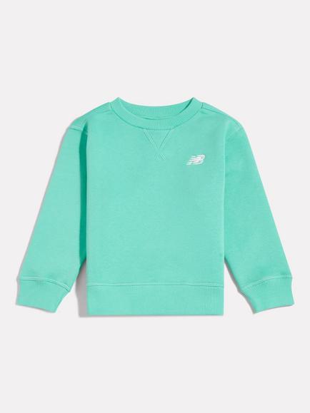 New Balance Kids' Pure Cotton Crew Neck Hoodie, Deep End