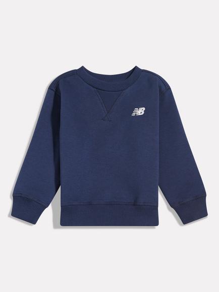 New Balance Kids' Logo Crew Neck Jumper, Nb Navy