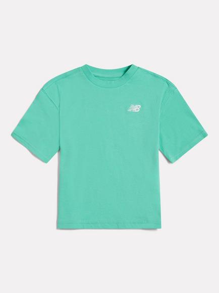 New Balance Kids' Embroidered Logo T-Shirt, Deep End