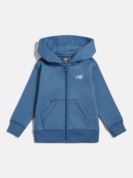 New Balance Kids' Full Zip Hoodie, Heron Blue