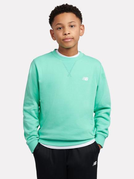 New Balance Kids' Pure Cotton Crew Neck Sweatshirt, Deep End, Deep End