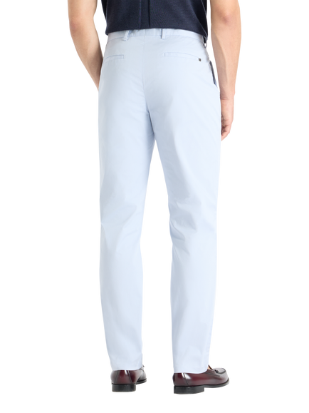 SPOKE Summer Sharps Narrow Thigh Slim Chinos, Powder Blue - view 2, Powder Blue