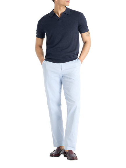 SPOKE Summer Sharps Regular Thigh Slim Chinos, Powder Blue, Powder Blue