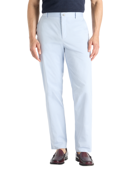 SPOKE Summer Sharps Wide Thigh Slim Chinos, Powder Blue, Powder Blue